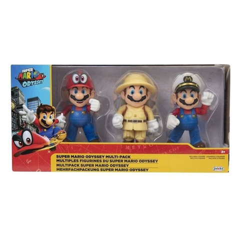 Pack 3 Figurines - Mario - 10cm